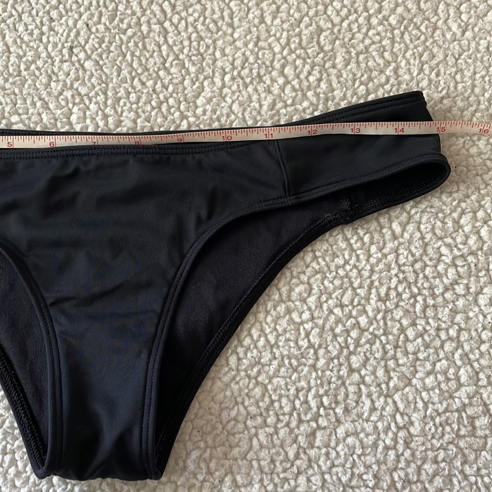 Abercrombie & Fitch bikini black wrap top and bottoms - Picture 6 of 7